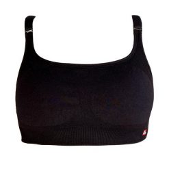 Biustonosz bezszwowy SLB01. Czarne bielizna sportowa damska BARNETT, s, bez wzorów. Za 84.00 zł.