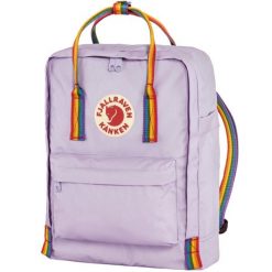 Plecak turystyczny Fjällräven Kanken Rainbow. Fioletowe plecaki męskie Fjällräven, bez wzorów, sportowe. Za 335.00 zł.