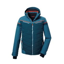 Kurtka narciarska pikowana z odpinanym kapturem rozpinana na zamek męska. Niebieskie kurtki sportowe męskie KILLTEC, na zimę, m, bez wzorów, narciarskie. W wyprzedaży za 799.99 zł.