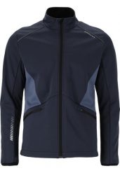 Kurtka softshell Endurance Leander XCS. Niebieskie kurtki męskie Endurance, m, bez wzorów, z materiału, sportowe, bez kaptura. Za 268.00 zł.