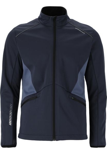 Kurtka softshell Endurance Leander XCS. Niebieskie kurtki męskie Endurance, m, bez wzorów, z materiału, bez kaptura, rowerowe. Za 372.05 zł.