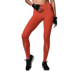 Legginsy treningowe damskie STRONG ID. Brązowe bielizna sportowa damska STRONG ID, bez wzorów. Za 159.99 zł.