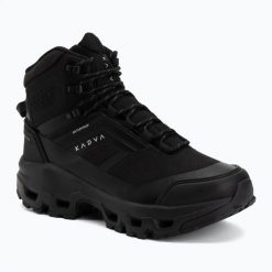 Buty trekkingowe męskie KADVA Obsidian Mid WP. Czarne trekkingi męskie KADVA, na jesień, z gumy, przed kolano, bez zapięcia. Za 299.99 zł.