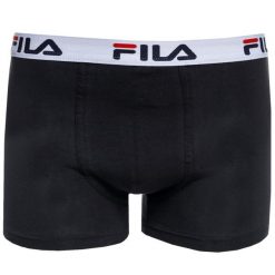 Fila Męskie bokserki czarne 2XL - komfort i jakość. Czarne bokserki męskie Fila, bez wzorów, z bawełny. Za 129.99 zł.