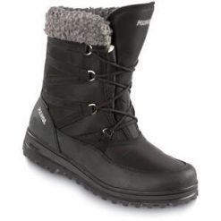 Buty zimowe Meindl Livigno Lady GTX. Czarne obuwie trekkingowe damskie MEINDL, bez zapięcia. Za 898.99 zł.