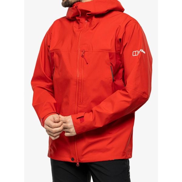 Kurtka GORE TEX męska Berghaus MTN Seeker GTX Jacket. Czerwone kurtki męskie Berghaus, m, bez wzorów, z gore-texu, sportowe, bez kaptura. Za 1,120.99 zł.