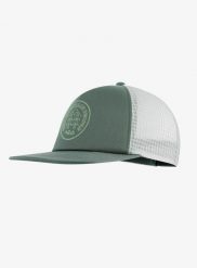 Czapka z daszkiem Rab Cirque Print Cap - sage/pewter. Zielone czapki damskie RAB, bez wzorów, z materiału. Za 137.49 zł.