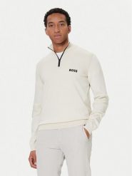 BOSS Sweter K_Hydro QZ-1 50541953 Biały Regular Fit. Białe swetry męskie Boss, m, bez wzorów, z bawełny, bez kołnierzyka, bez ramiączek. Za 759.99 zł.