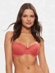 Hunkemöller Biustonosz z fiszbiną Marine 206320 Czerwony. Czerwone biustonosze Hunkemöller, bez wzorów, z syntetyku. Za 129.99 zł.