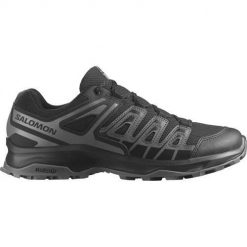 Buty trekkingowe męskie Salomon Extegra. Czarne buty zimowe męskie Salomon, bez wzorów, z materiału, bez obcasa, bez zapięcia. Za 453.00 zł.