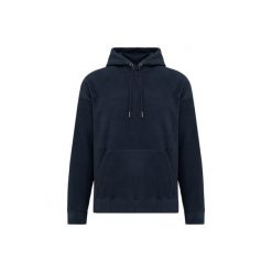 Oversizowa bluza z kapturem z mikropolaru z recyklingu Kariban. Niebieskie bluzy damskie KARIBAN, m, bez wzorów, z bawełny, bez ramiączek, z kapturem. Za 154.00 zł.