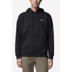Bluza z kapturem męska Columbia Meridian Creek Graphic Hoodie. Czarne bluzy męskie Columbia, m, bez wzorów, casualowe, bez ramiączek, z kapturem. Za 251.89 zł.