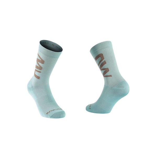 Skarpety rowerowe NORTHWAVE Extreme Air niebieski. Brązowe skarpetki damskie Northwave, bez wzorów. Za 40.00 zł.