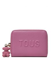TOUS Portfel Brenda 2002106013 Różowy. Czerwone portfele damskie tous, ze skóry. Za 369.99 zł.