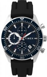 Zegarek Timex Zegarek męski Timex TW2Y62300 czarny. Czarne zegarki męskie Timex, bez wzorów. Za 699.00 zł.