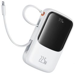 Baseus Qpow Pro+ 22.5W 10000mAh USB-C biały. Białe powerbanki . Za 83.00 zł.