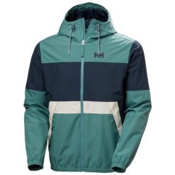 Kurtka wodoodporna Helly Hansen Koster. Niebieskie kurtki męskie Helly Hansen, m, bez wzorów, z poliamidu, bez kaptura. Za 672.00 zł.