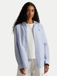 Polo Ralph Lauren Koszula 211971514503 Błękitny Classic Fit. Niebieskie koszule damskie Polo Ralph Lauren, xl, bez wzorów, z bawełny, bez kołnierzyka, bez ramiączek. Za 819.99 zł.
