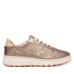 Półbuty Pikolinos. Brązowe półbuty damskie Pikolinos, bez wzorów, bez obcasa, na płaskiej podeszwie, bez zapięcia. Za 639.99 zł.