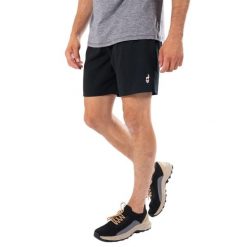 Szorty męskie turystyczne AULP BERDY lekkie komfortowe wbudowane bokserki. Czarne bokserki męskie Aulp, bez wzorów. W wyprzedaży za 129.99 zł.