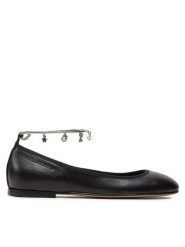 KARL LAGERFELD Baleriny Karo KL40124 Czarny. Czarne balerinki damskie KARL LAGERFELD, bez wzorów, ze skóry, bez obcasa, bez zapięcia. Za 469.99 zł.