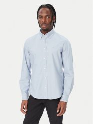BOSS Koszula 50567015 Granatowy Regular Fit. Niebieskie koszule męskie Boss, m, bez wzorów, z bawełny, bez kołnierzyka, bez ramiączek. Za 466.99 zł.