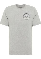 Męski T-Shirt Mustang Style Alex Mid Grey Mélange 1018307 4140. Szare t-shirty męskie Mustang, m, bez wzorów, bez kołnierzyka, bez ramiączek. Za 79.99 zł.