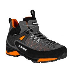 Buty trekkingowe dla dorosłych Alpinus The Ridge Mid Pro. Brązowe buty zimowe męskie Alpinus, bez wzorów, bez obcasa, bez zapięcia. Za 699.00 zł.
