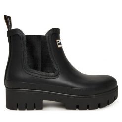 Kalosze Barbour. Czarne kalosze damskie Barbour, bez wzorów, bez zapięcia. Za 424.99 zł.