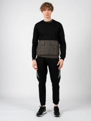 Antony Morato Bluza | MMFL00736-FA150080 | Mężczyzna | Czarny. Czarne bluzy męskie Antony Morato, m, bez wzorów, z bawełny, bez ramiączek, bez kaptura. W wyprzedaży za 219.00 zł.