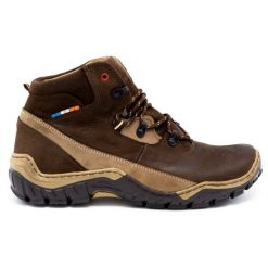 Olivier Buty męskie zimowe 134GT brązowe. Brązowe botki męskie na zimę, bez wzorów, z materiału, eleganckie, bez obcasa, bez zapięcia. Za 408.14 zł.