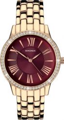 Zegarek Sekonda Zegarek damski Sekonda 40290 różowe złoto. Czerwone zegarki damskie Sekonda, złote. Za 343.00 zł.