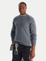 Quiksilver Sweter Slow Song Neppy EQYSW03325 Niebieski Regular Fit. Niebieskie swetry męskie Quiksilver, m, bez wzorów, z syntetyku, bez kołnierzyka, bez ramiączek. Za 369.99 zł.