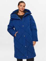 Didriksons Płaszcz zimowy Torun 504377 Granatowy Relaxed Fit. Niebieskie płaszcze damskie Didriksons, na zimę, bez wzorów, z syntetyku, bez kołnierzyka, bez kaptura. Za 1,499.00 zł.