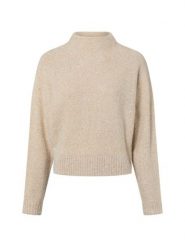 Opus Damski sweter z dzianiny - Posmic Kobiety beżowy|srebrny marmurkowy, 42. Brązowe swetry nierozpinane damskie Opus, bez wzorów, z dzianiny, bez kołnierzyka, bez ramiączek. Za 449.95 zł.