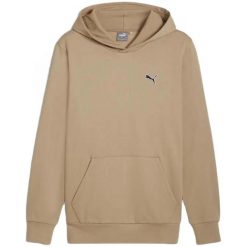 Bluza męska Puma Better Essentials Hoodie FL. Brązowe bluzy męskie Puma, m, bez wzorów, bez kaptura, na fitness i siłownię. Za 188.99 zł.
