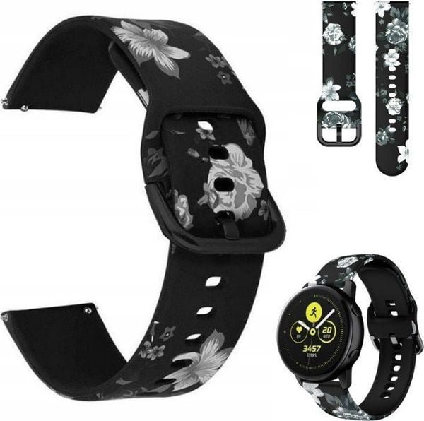 PASEK DO ZEGARKA SMARTWATCH 20MM. Zegarki smartwatch NoName, bez wzorów. Za 29.00 zł.