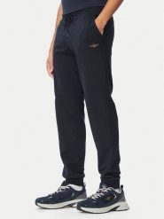 Aeronautica Militare Spodnie dresowe 262PF1008UF00662 Granatowy Regular Fit. Niebieskie spodnie sportowe męskie Aeronautica Militare, m, bez wzorów, z bawełny. Za 394.99 zł.