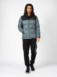 Kurtka turystyczna męska Down Jacket. Czarne kurtki męskie Champion, m, bez wzorów, z poliamidu, eleganckie, z kapturem. Za 492.00 zł.