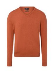 Nils Sundström Męski sweter z dzianiny Mężczyźni Bawełna brązowy jednolity, M. Brązowe swetry męskie Nils Sundström, m, bez wzorów, z bawełny, bez kołnierzyka, bez ramiączek. Za 199.95 zł.