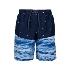 Męskie Spodenki Kąpielowe Orman. Niebieskie kąpielówki męskie Trespass, bez wzorów, sportowe. Za 120.99 zł.