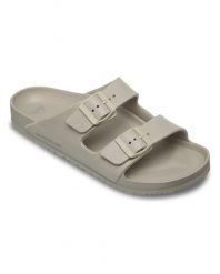 Sandały dla Mężczyzn EMBARK Beżowy. Brązowe sandały męskie Quiksilver, bez wzorów, z materiału, bez zapięcia. Za 149.99 zł.