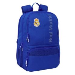 Plecak szkolny REAL MADRID Poliester 600D. Niebieskie plecaki męskie REAL MADRID, bez wzorów, z poliesteru. Za 308.55 zł.