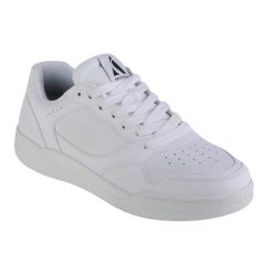 Buty sportowe Sneakersy męskie, Skechers Koopa-Volley Low Varsity. Białe buty sportowe męskie Skechers, bez wzorów, bez zapięcia, trekkingowe. Za 299.99 zł.