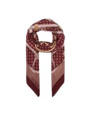 Guess Chusta AW5679 POL03 Bordowy. Czerwone rękawiczki damskie Guess, z aplikacjami, z poliesteru. Za 154.99 zł.