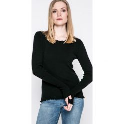 Review - Sweter. Szare swetry nierozpinane damskie Review, l, bez wzorów, z dzianiny, bez kołnierzyka, bez ramiączek. W wyprzedaży za 99.90 zł.