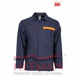 Hetman-MK Bluza trudnozapalny antyelektrostatyczny spawacz elektryk bawełniany carbon 330g/m2 polski granatowy pomarańczowy PAN SPAWALNIK ANTISTATIC A. Brązowe bluzy męskie Hetman-MK, m, bez wzorów, z bawełny, bez ramiączek, bez kaptura. Za 130.00 zł.