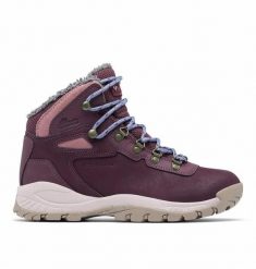 COLUMBIA Buty zimowe damskie Newton Ridge WP Omni-Heat II moonvista vapor-37. Czerwone obuwie trekkingowe damskie Columbia, z gumy, bez zapięcia. Za 328.55 zł.