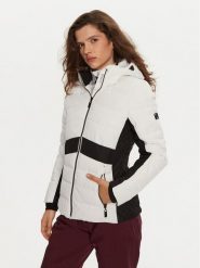 Dare2B Kurtka narciarska Glacial DWP602 Biały Regular Fit. Białe kurtki sportowe damskie DARE2B, na zimę, bez wzorów, z syntetyku, bez ramiączek, bez kaptura, narciarskie. Za 839.99 zł.