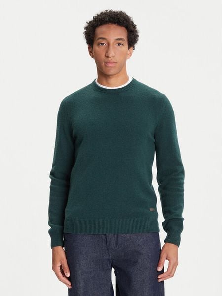 Barbour Sweter MKN0584GN59 Zielony Regular Fit. Zielone swetry męskie Barbour, m, bez wzorów, z wełny, bez kołnierzyka, bez ramiączek. Za 489.99 zł.
